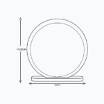 Premium Round Crystal Trophy – Custom Optical Crystal Recognition Award - Image 11