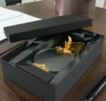 Golden Eagle Crystal Trophy with Black Base – Premium Custom Recognition Award - Image 2