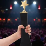 Gold Star Award Trophy – Premium Custom Recognition Trophy - Image 2