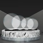 Premium Round Crystal Trophy – Custom Optical Crystal Recognition Award - Image 3