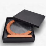Round Crystal Trophy with Wooden Base – Premium Custom Recognition Award - Image 3