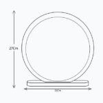Premium Round Crystal Trophy – Custom Optical Crystal Recognition Award - Image 6