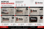 Acrylic Sign Boards
