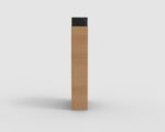 Eco Swirl Recycled Award – Sustainable Black Crystal Recognition Trophy - Image 3