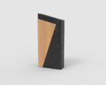 Eco Swirl Recycled Award – Sustainable Black Crystal Recognition Trophy - Image 6