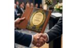 A4 Certificate Folder with Gold Plate – Premium Custom Award Certificate Holder - Image 2