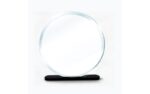 Premium Round Crystal Trophy – Custom Optical Crystal Recognition Award