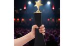 Gold Star Award Trophy – Premium Custom Recognition Trophy - Image 3