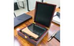 Square Crystal Award with Wooden Base – Premium Custom Recognition Trophy - Image 2