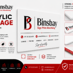 Acrylic Signage with Direct Print