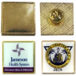 Custom Square Lapel Pins