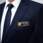 Metal Name Badges in Gold and Silver Plated - Image 2
