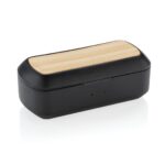 BEBRA - XD Bamboo Free Flow TWS Earbuds in Charging Case - Black - Image 2