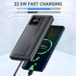 PN A10 FAST CHARGER POWER BANK 10000mAh 22.5W WITH BUILT IN CABLES - Image 2