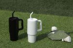 BERN - Recycled Stainless Steel Tumbler with Reusable Straw - Image 3