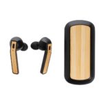 BEBRA - XD Bamboo Free Flow TWS Earbuds in Charging Case - Black - Image 3