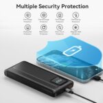 PN A10 FAST CHARGER POWER BANK 10000mAh 22.5W WITH BUILT IN CABLES - Image 3