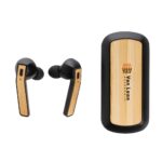 BEBRA - XD Bamboo Free Flow TWS Earbuds in Charging Case - Black - Image 4