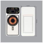 AK 124 TRANSPARENT MAGNETIC WIRELESS LIGHT-UP LOGO POWERBANK FAST CHARGER - Image 5