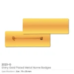 Metal Name Badges in Gold and Silver Plated - Image 6