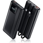 PN A10 FAST CHARGER POWER BANK 10000mAh 22.5W WITH BUILT IN CABLES