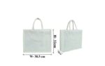 White Laminated Jute Bag – Custom Branded Shopping & Gift Bag - Image 2