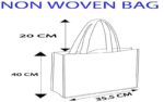 Sublimation Non-Woven Bag with Coloured Edges & Handles – Custom Printed - Image 6