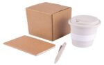 KORGAN - Eco Set of Mug, FSC Notebook and Pen - Image 2